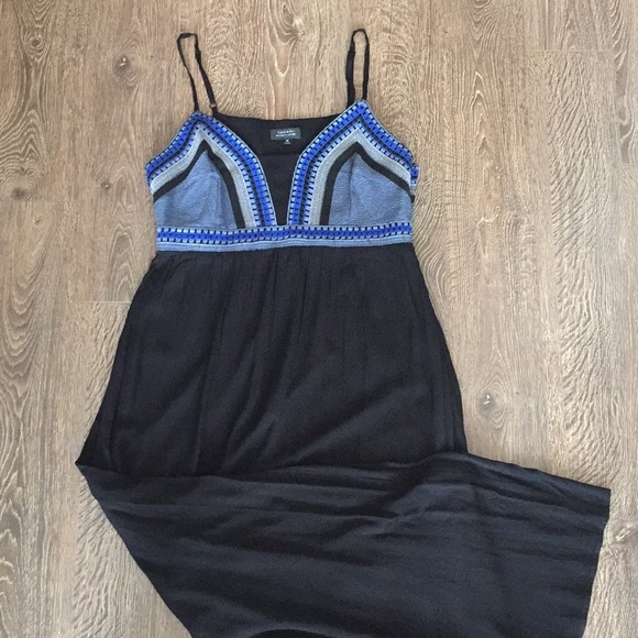 Tahari Dresses & Skirts - Black and Blue Maxi Dress
